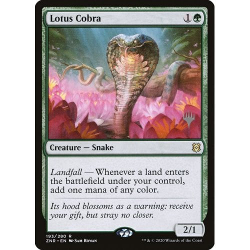 Lotus Cobra (foil) (Promo Pack foil)