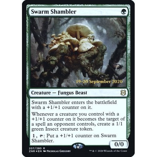 Swarm Shambler (Zendikar Rising Prerelease foil)