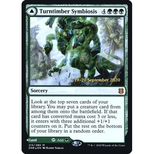Turntimber Symbiosis // Turntimber, Serpentine Wood (Zendikar Rising Prerelease foil)