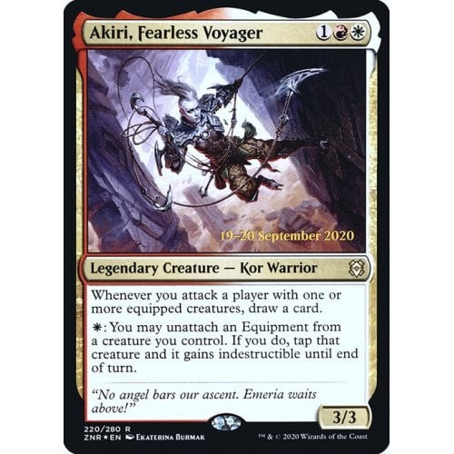 Akiri, Fearless Voyager (Zendikar Rising Prerelease foil)