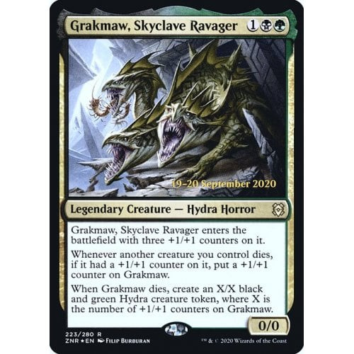 Grakmaw, Skyclave Ravager (Zendikar Rising Prerelease foil)