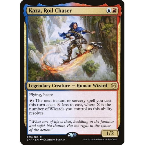 Kaza, Roil Chaser (foil) (Promo Pack foil)