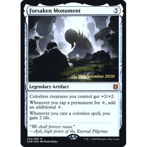 Forsaken Monument (Zendikar Rising Prerelease foil) | Zendikar Rising