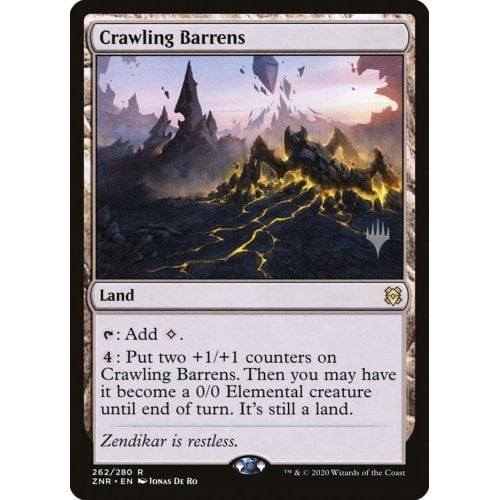 Crawling Barrens (foil) (Promo Pack foil)