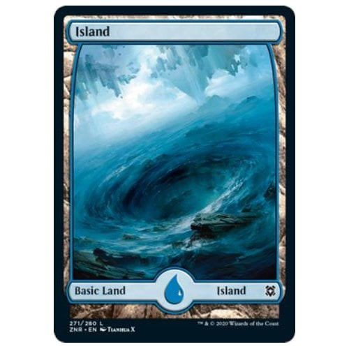 Island (#271) (Extended Art) (foil)