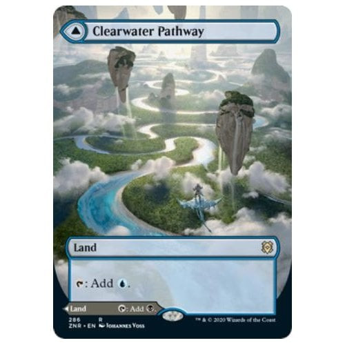 Clearwater Pathway // Murkwater Pathway (Borderless Art) (foil)