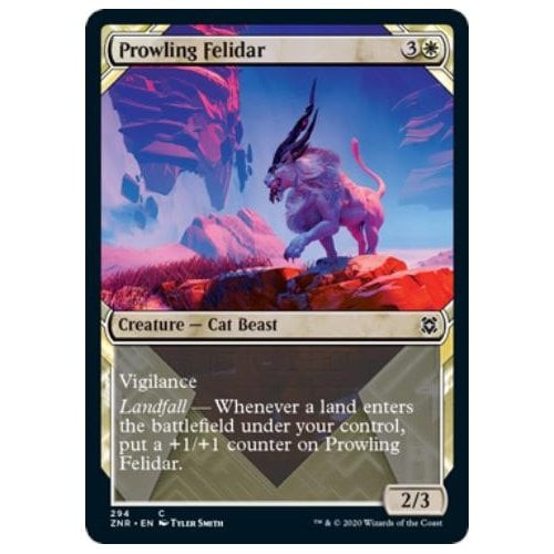 Prowling Felidar (Showcase Frame) (foil)