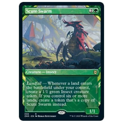 Scute Swarm (Showcase Frame) (foil)