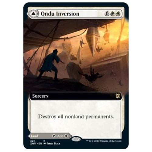 Ondu Inversion // Ondu Skyruins (Extended Art) (foil) | Zendikar Rising