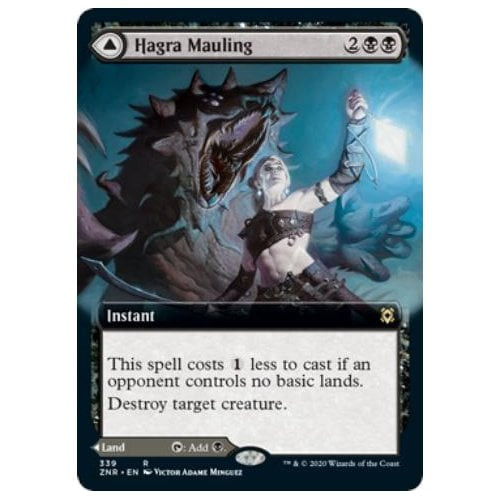 Hagra Mauling // Hagra Broodpit (Extended Art) (foil)
