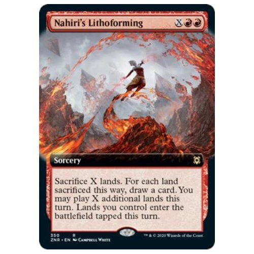 Nahiri's Lithoforming (Extended Art) (foil)