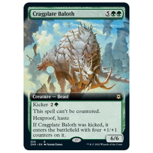 Cragplate Baloth (Extended Art) (foil)