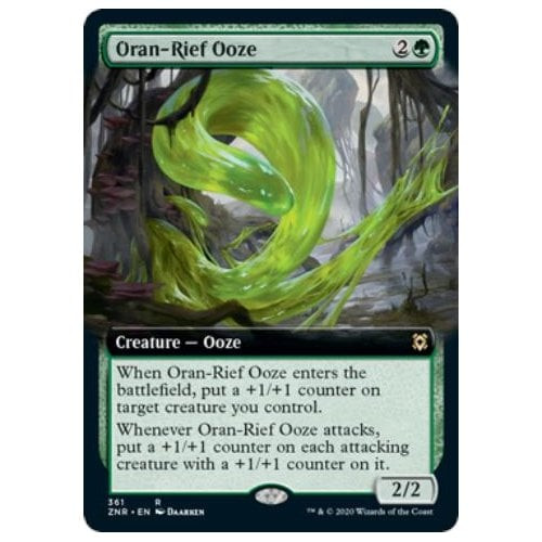 Oran-Rief Ooze (Extended Art) (foil)