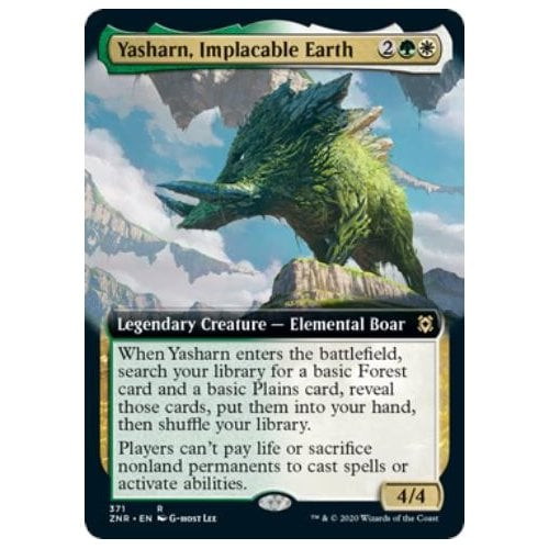 Yasharn, Implacable Earth (Extended Art) (foil)
