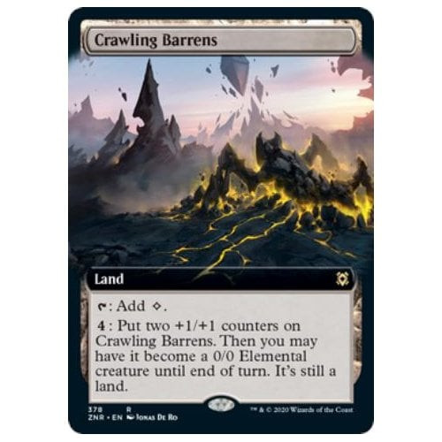 Crawling Barrens (Extended Art) (foil)