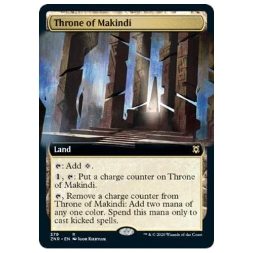 Throne of Makindi (Extended Art) (foil)
