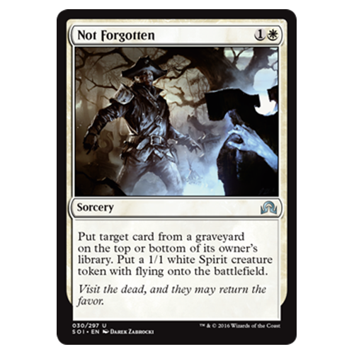 Not Forgotten (foil) | Shadows Over Innistrad