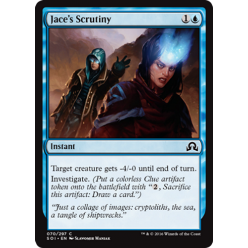 Jace's Scrutiny (foil) | Shadows Over Innistrad