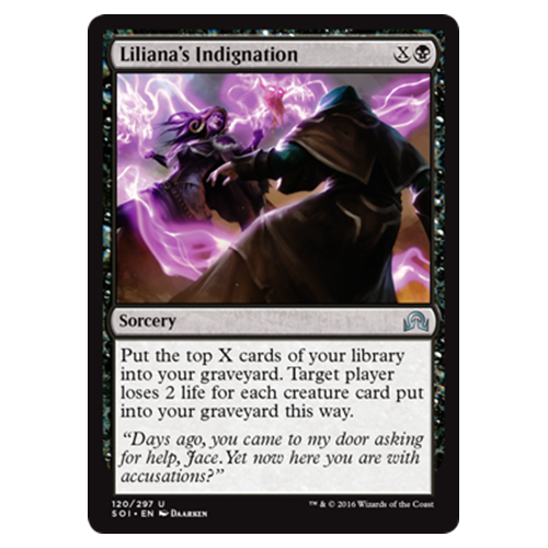 Liliana's Indignation (foil) | Shadows Over Innistrad