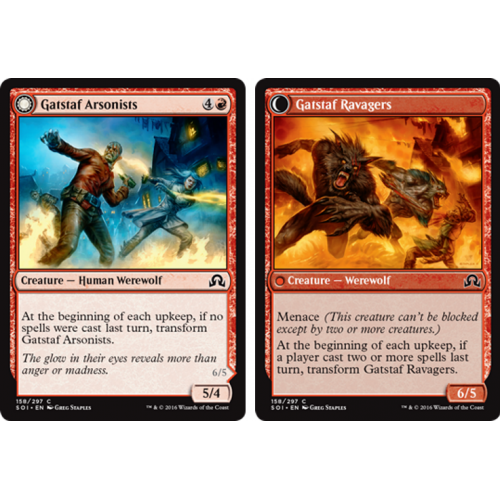 Gatstaf Arsonists (Gatstaf Ravagers) (foil) | Shadows Over Innistrad