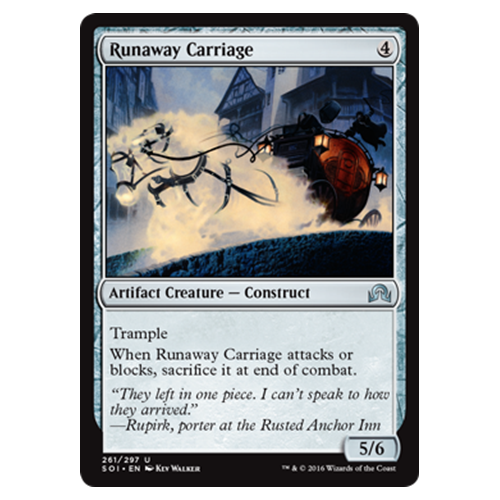 Runaway Carriage (foil) | Shadows Over Innistrad