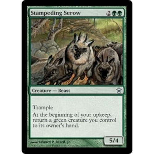 Stampeding Serow (foil) | Saviors of Kamigawa