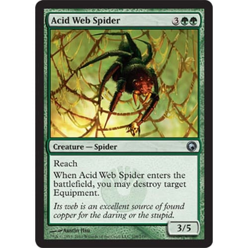 Acid Web Spider (foil) | Scars of Mirrodin
