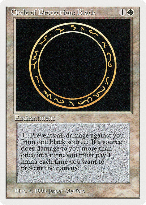 Circle of Protection: Black (Summer Magic) | Summer Magic