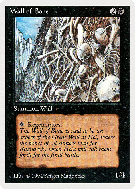 Wall of Bone (Summer Magic) | Summer Magic