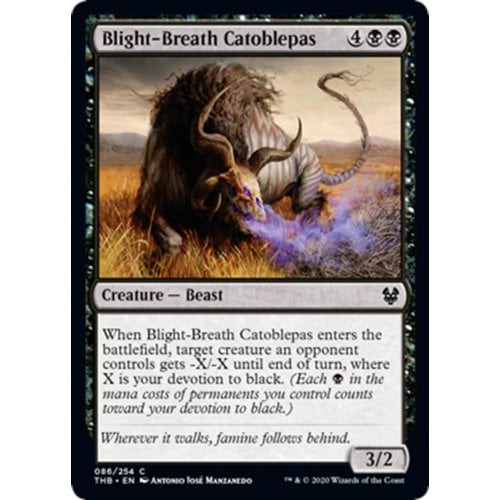 Blight-Breath Catoblepas | Theros Beyond Death