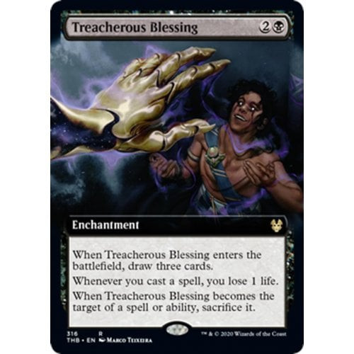 Treacherous Blessing (Extended Art) | Theros Beyond Death
