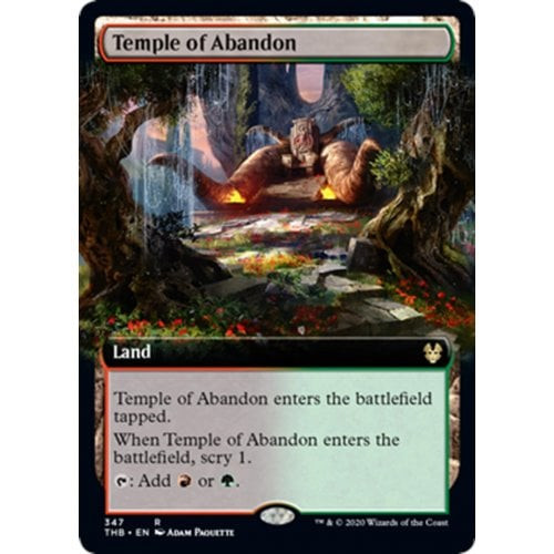 Temple of Abandon (Extended Art) | Theros Beyond Death