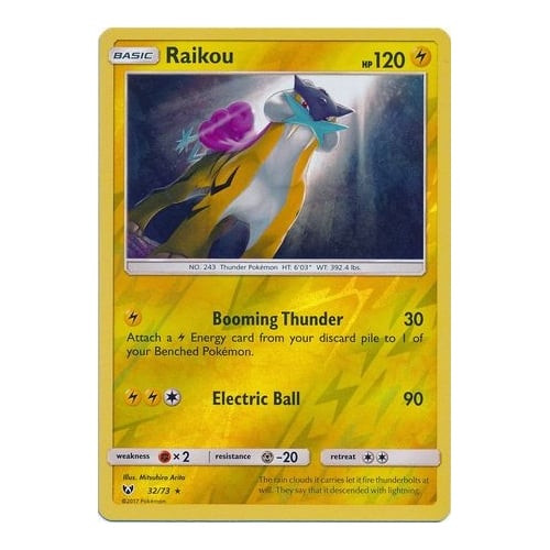 Shining Legends 32/73 Raikou (Reverse Holo)