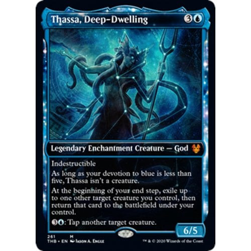 Thassa, Deep-Dwelling (Showcase Frame) (foil)