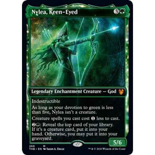 Nylea, Keen-Eyed (Showcase Frame) (foil)