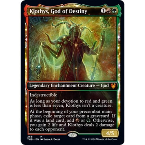 Klothys, God of Destiny (Showcase Frame) (foil)