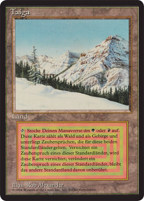Taiga (Foreign Black Border) (German)