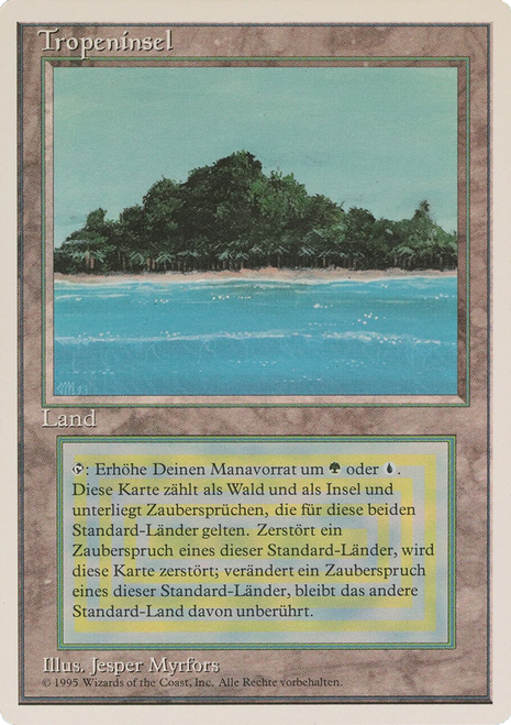 Tropical Island (Foreign White Border) (German)