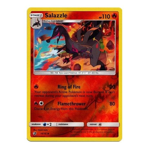 Dragon Majesty 14/70 Salazzle (Reverse Holo)