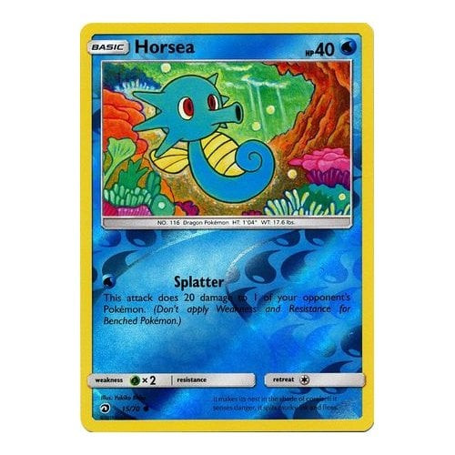 Dragon Majesty 15/70 Horsea (Reverse Holo)