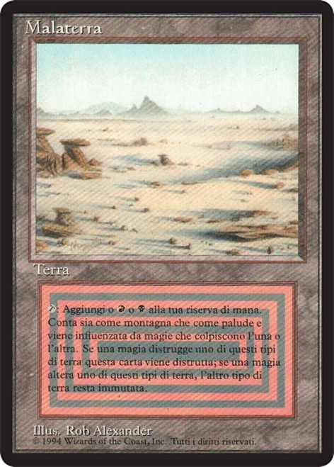 Badlands (Foreign Black Border) (Italian)