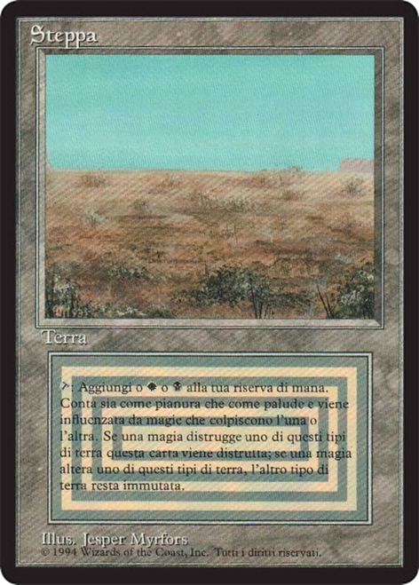 Scrubland (Foreign Black Border) (Italian)