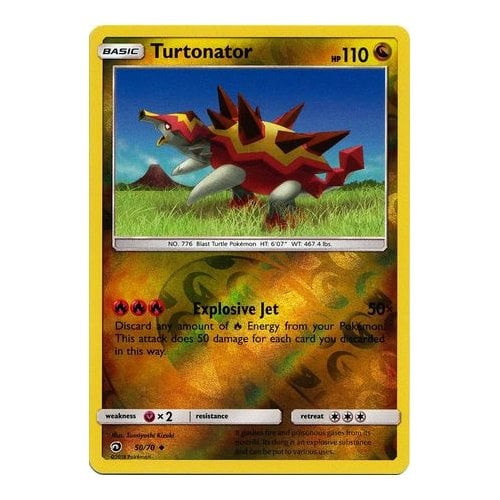 Dragon Majesty 50/70 Turtonator (Reverse Holo)