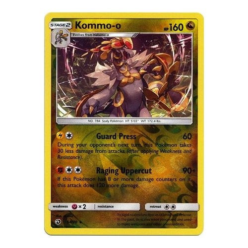 Dragon Majesty 54/70 Kommo-o (Reverse Holo)