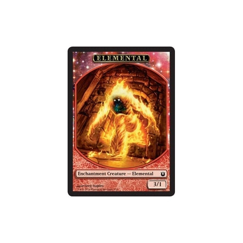 Enchantment Elemental Token
