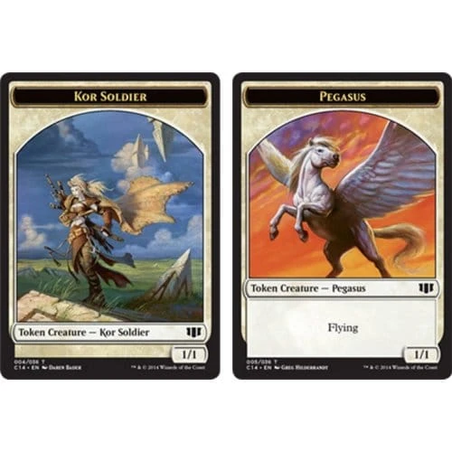 Commander 2014 Kor Soldier Token / Pegasus Token