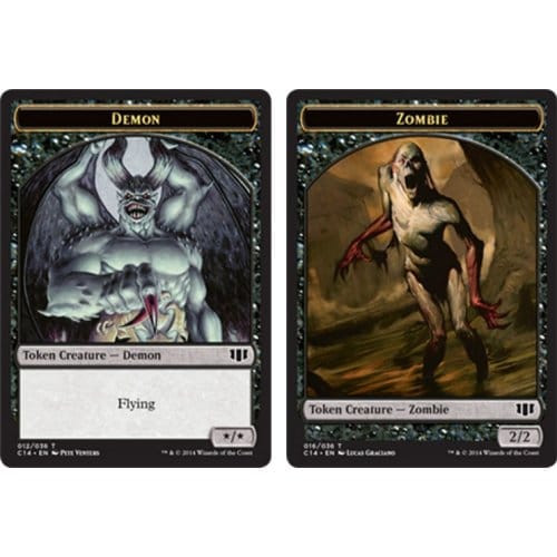Commander 2014 Demon Token (#12) / Zombie Token