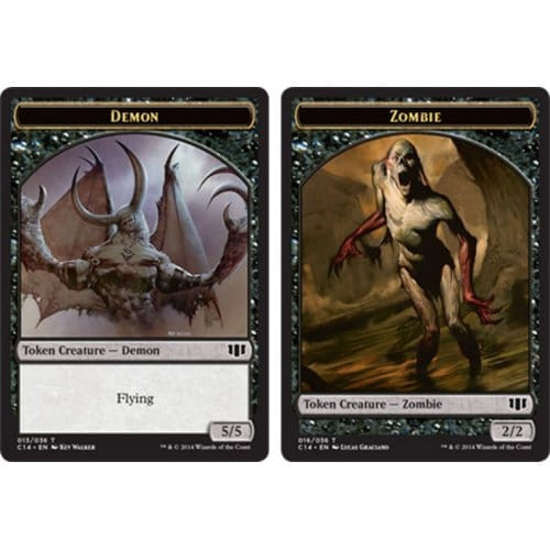 Commander 2014 Demon Token (#13) / Zombie Token