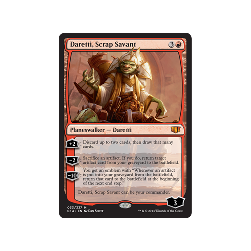 Daretti, Scrap Savant (Oversized Foil) | Commander 2014