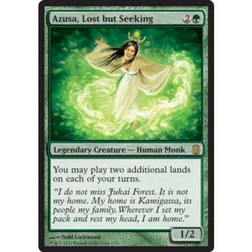 Azusa, Lost but Seeking (Commander's Arsenal oversized foil) | Commander's Arsenal